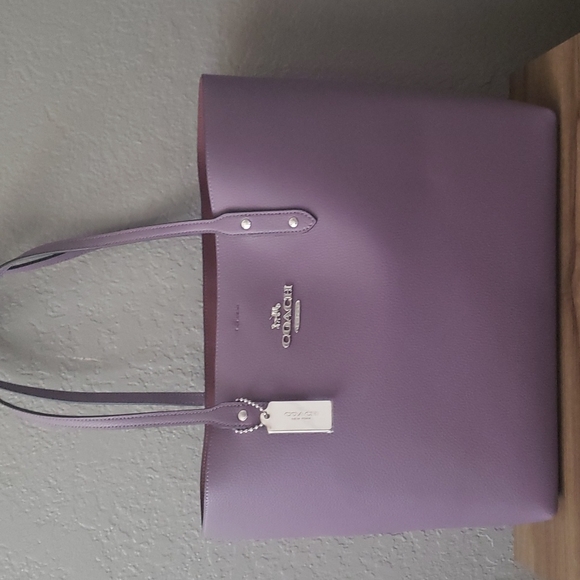 Coach Handbags - Coach purple tote